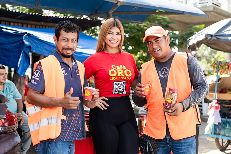 Café Oro — Branding en punto de venta